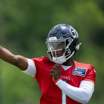 Tennessee Titans quarterback Cam Ward.