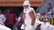 Arizona Cardinals guard Will Hernandez during the third quarter against the San Francisco 49ers.
