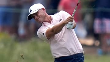 Ludvig Aberg holds a one-shot lead through 36 holes at Pinehurst.