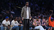 Kevin Durant at a WNBA game.