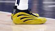 LA Clippers guard James Harden wore the adidas Harden Vol 9 against the Denver Nuggets on May 1, 2025.